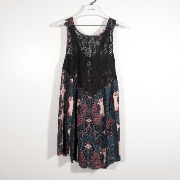 NWT Free People Count Me In Trapeze Black Combo - Picture 6 of 14